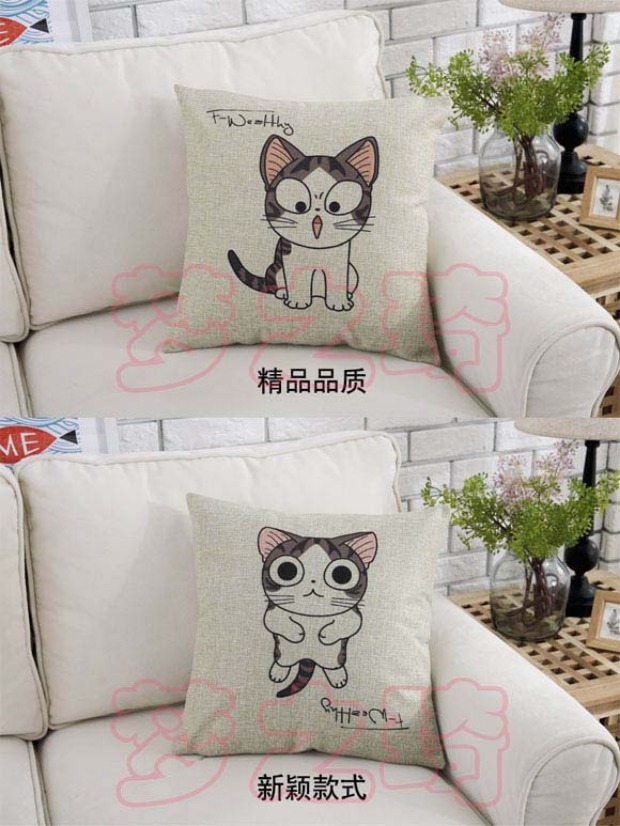 Phim hoạt hình gối gối Xe sofa văn phòng đệm gối đầu giường gối thắt lưng Gối bông gối để ghế sofa