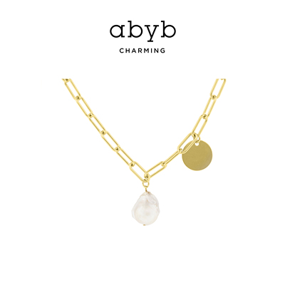 abyb Charming 陆柯燃宋妍霏周雨彤同款项链女虚幻百搭设计感颈链