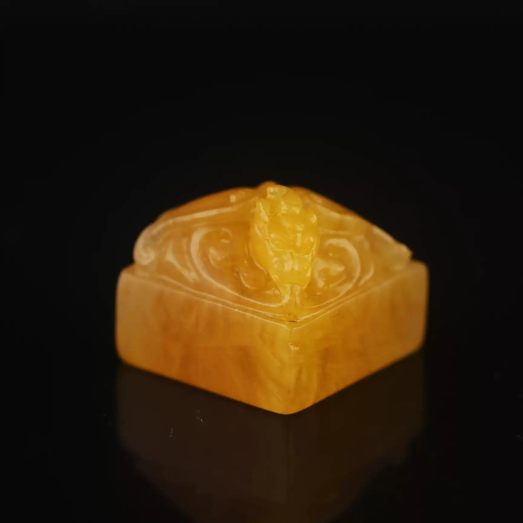 福建寿山石青黄芙蓉石印章貔貅古玩手工艺礼品书画收藏品天然玉石