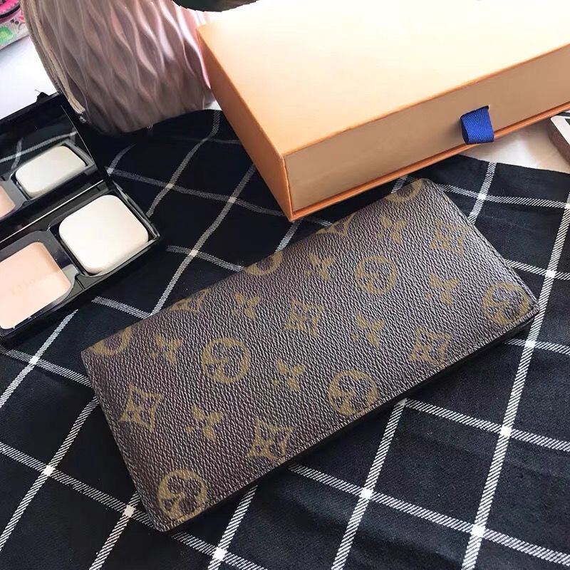 2026 New Model Genuine Leather Long Wallet for Men and Women, Fashionable Multi-Card Slot Simple Bifold Coin Purse 80% off Card Holder