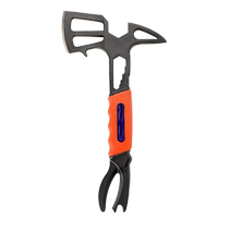 New fire waist ax demolition tool carbon steel multi-functional fire ax camping outdoor escape hand ax rescue