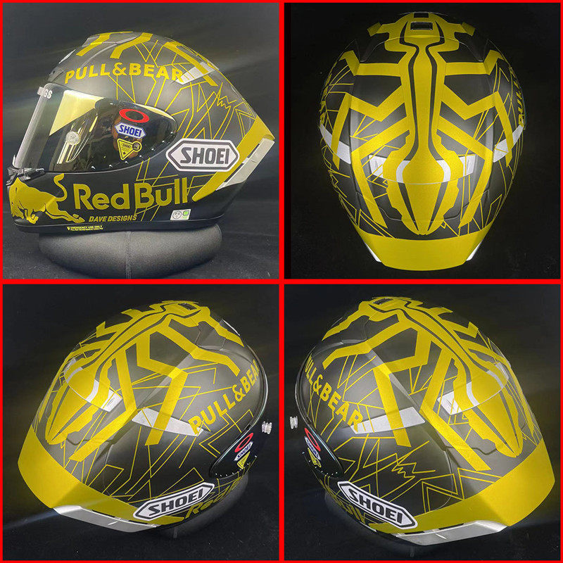 SHOEI X14 Helmet Stickers Ant Prints prints Flower Flowers Waterproof Matt Black Agv Vegan Color Arai Lens Sticker-Taobao