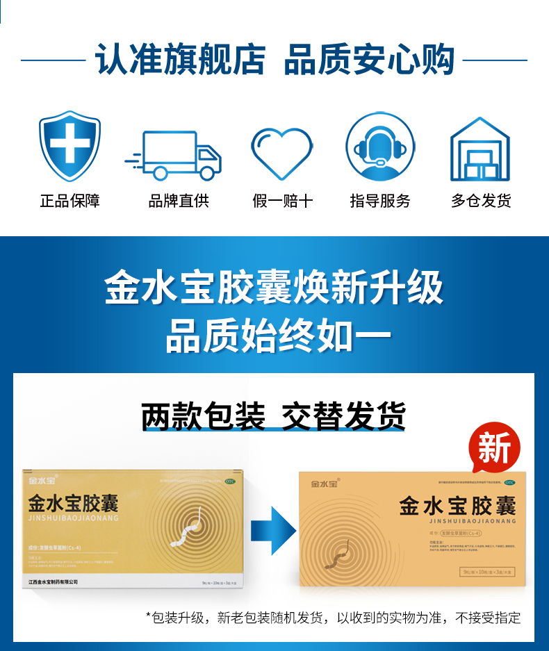 济民可信 金水宝胶囊 270粒 补肾虚肺虚体虚 图2