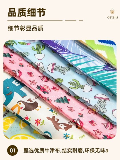 24年新款日式饭盒袋便携可折叠韩国便当袋便当袋学生午餐包手提袋