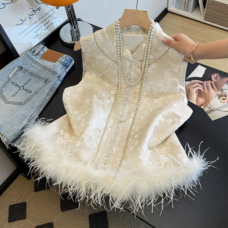 情意绵绵的祝福：情侣款新中式山羊绒福字坎肩