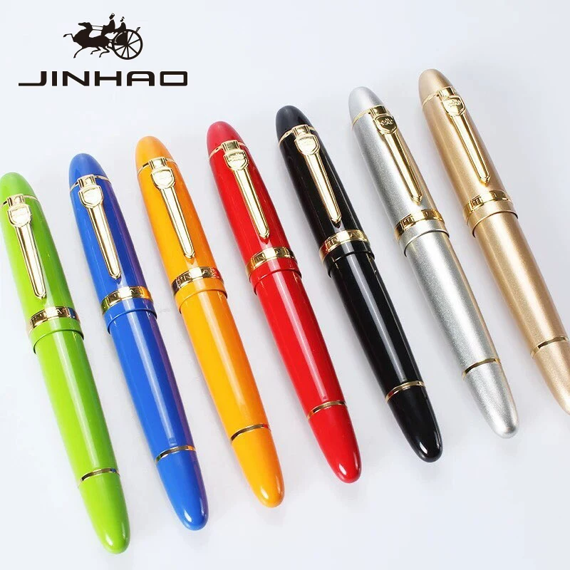 Перо Jinhao 159, специальная толстая ручка Daban, большая заострённая каллиграфическая ручка, фиолетовая подпись ручка спиральная ручка-голова