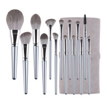 Flowers in the same section 14 First See Makeup Brush Portable Solid Wood Handle Beginners Soft Hair Joint Li Classmates Brush Suit