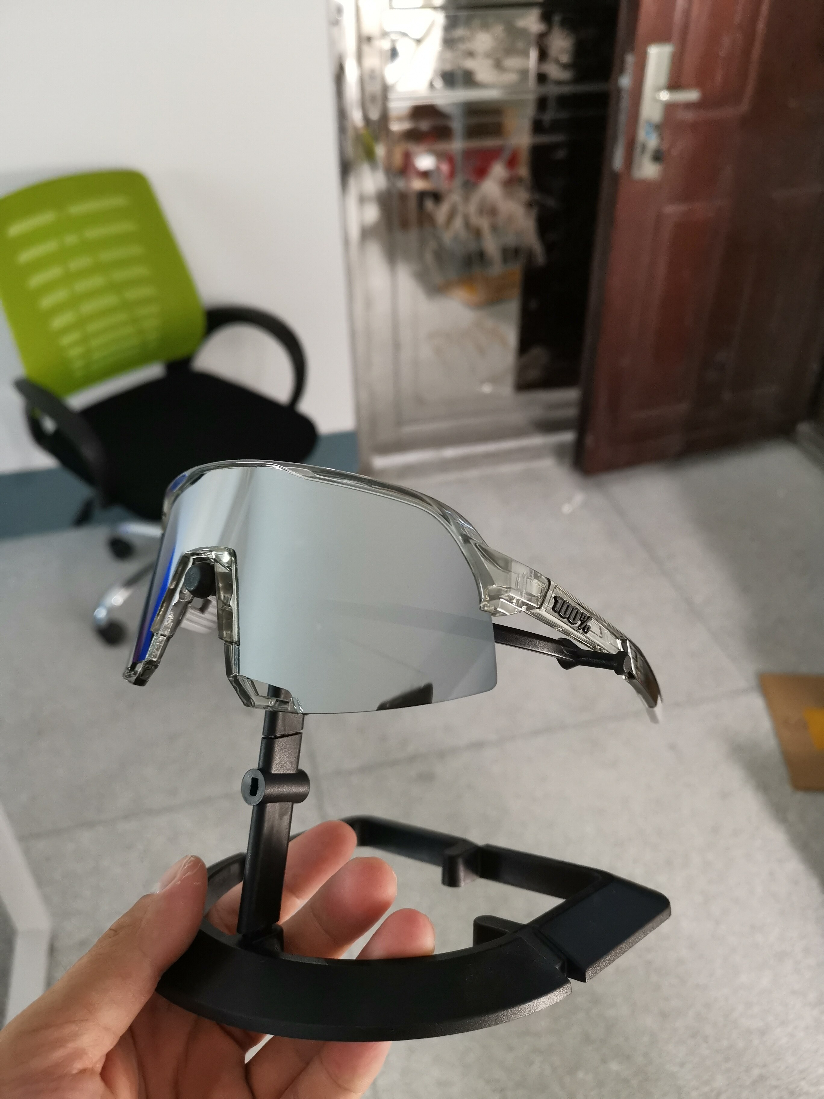 Percentis 100% Tour de France S3 Riding Glasses Mountaineering Bike Windproof Goggles Coated Discoloration Polarized Sunglasses