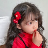 Красный детский аксессуар для волос, заколка для волос, детские шпильки для волос
