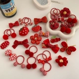 Красный детский аксессуар для волос, заколка для волос, детские шпильки для волос