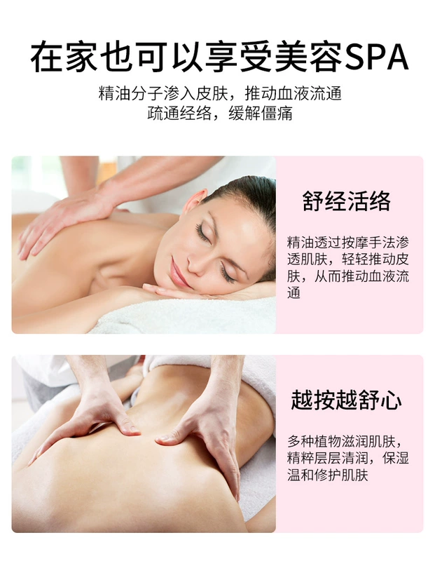 Hoa hồng hợp chất tinh dầu thực vật giữ ẩm làm sáng da tông màu thẩm mỹ viện toàn thân massage mặt dầu xoa bóp để giảm mệt mỏi - Tinh dầu điều trị