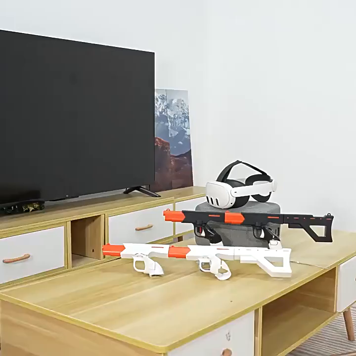 Meta Quest3手柄枪拖把，沉浸感拉满！