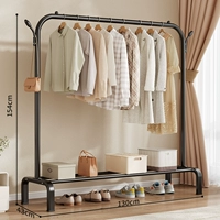 130 см, черный + 2 крючка для вилок для деревьев [жирные и утолщенные, сверхвысокие нагрузки]