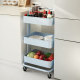 Trolley storage rack kitchen floor-standing multi-layer mobile snack room toilet baby supplies bedside storage rack