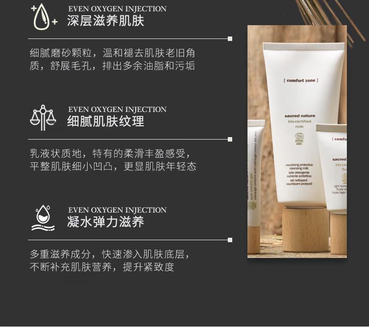 Comfort Zone / Comfort Zone Sanno Exfoliating Face Scrub 200ml Facial Scrub dành cho nam và nữ tẩy tế bào chết cho da mặt