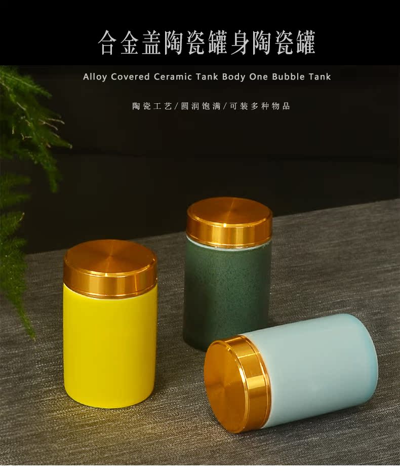 The Mini can rotate small caddy fixings one mercifully pot small porcelain ceramic powder sealed jar tanks new product promotion