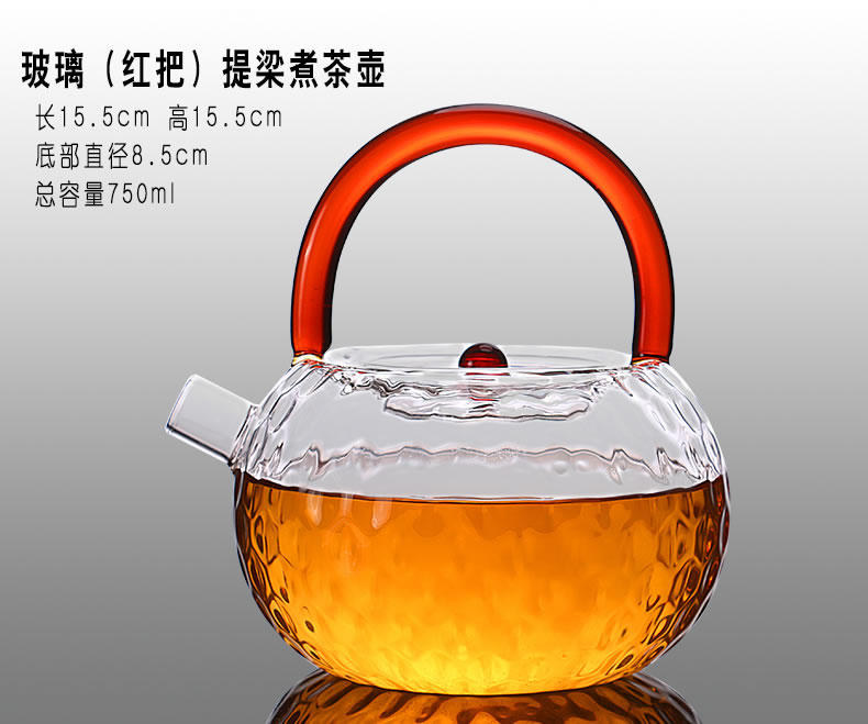 The Who -- black tea kettle, the tea, the electric TaoLu suits for home cooked this glass teapot tea, white tea tea