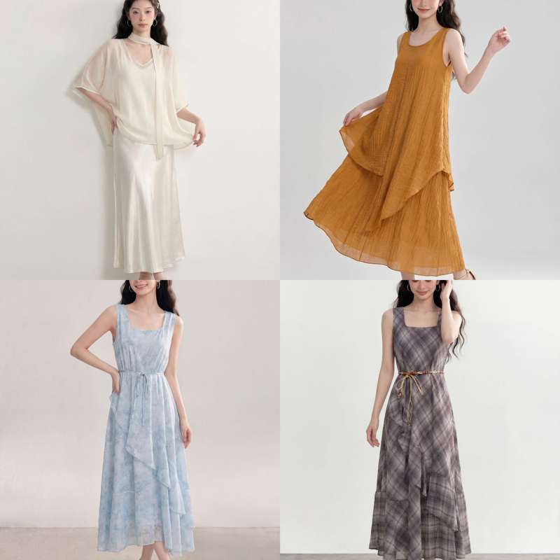 A126-A280/Atmospheric and Chic Vest-Style Dress with a Sense of Elegance for a Socialite A126-A280/Atmospheric and Chic Vest-Style Dress with a Sense of Elegance for a Socialite