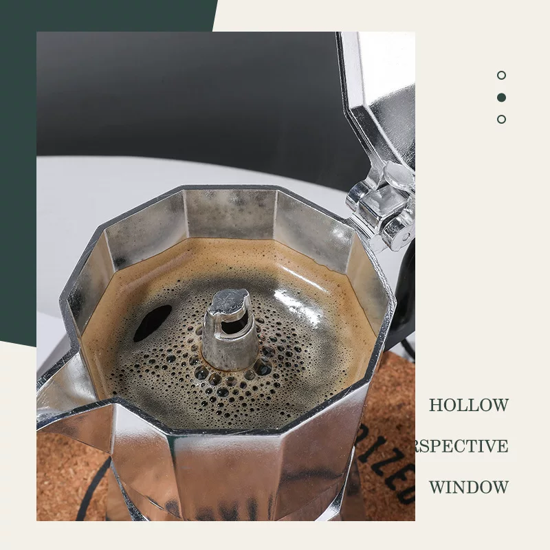 Coffee pot, coffee cold drink, extract, increased thickness