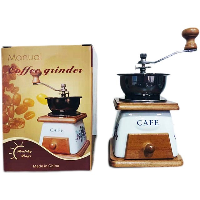 Ceramic core grinder ການຄ້າຕ່າງປະເທດຂາຍຮ້ອນ grinder ໄມ້ grinder ເຄື່ອງກາເຟມືດິນຜົງກາເຟຄູ່ມື brewing