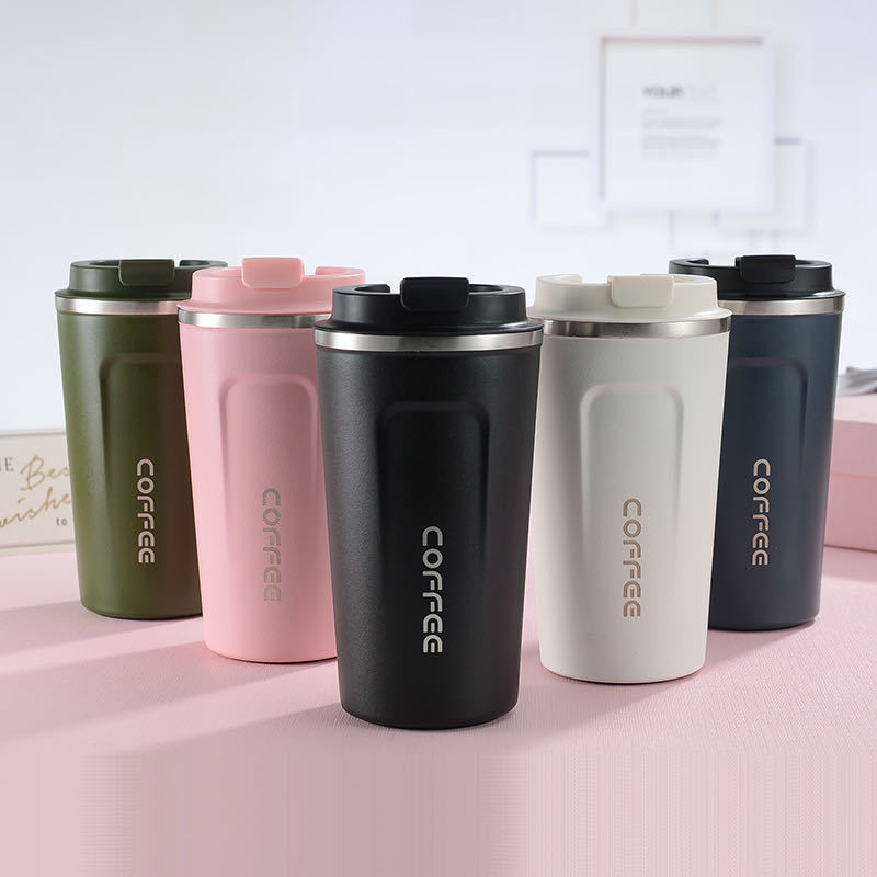 Coffee cup 304 stainless steel cup vacuum office cup outdoor casual car cup