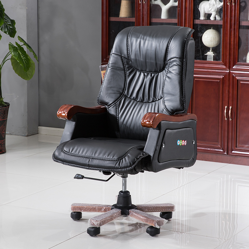 Home Office Boss Chair Study Leisure Desk Computer Chair Comfortable Sedentary Back Swivel Chair Business Sofa Seat