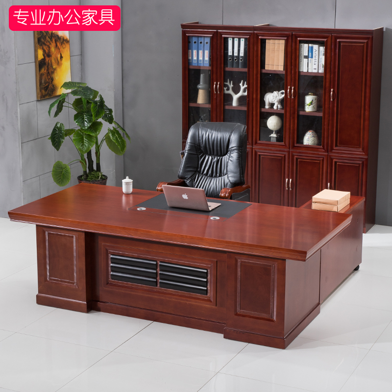 Boss table president table and chair combination solid wood executive desk single simple modern manager supervisor office desk furniture