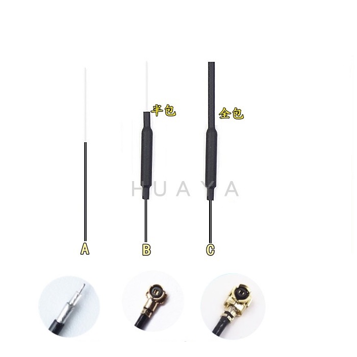 2 4G 3DBI module mini antenna built-in antenna Wifi antenna with jacket IPEX