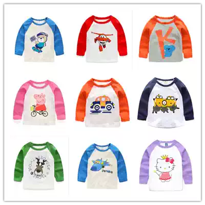 2020 clothes spring girls boy Ledi cool baby long sleeve T-shirt bottoming coat