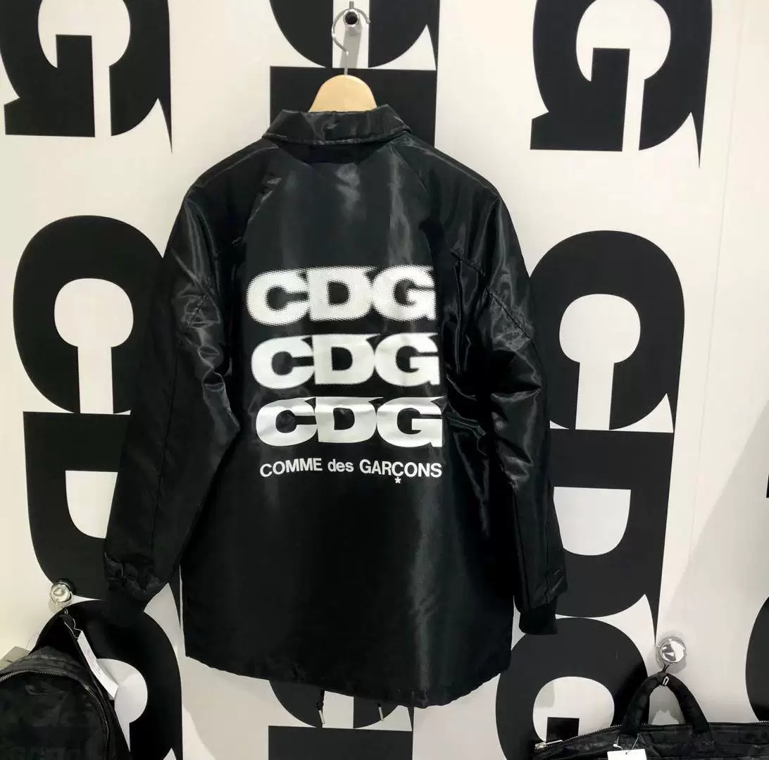Специальное предложение [Kane Shika] японский закупщик Rei Kawakubo коуч-куртка CDG куртка с тремя рядами карманов ветрозащита