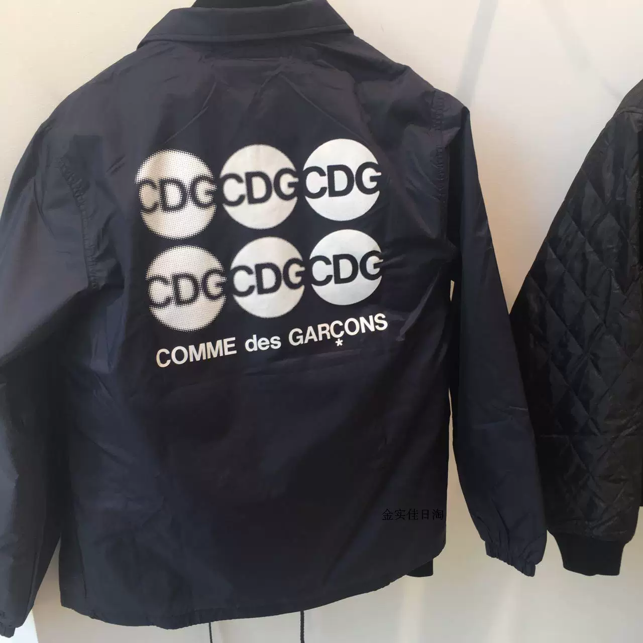 Специальное предложение [Kane Shika] японский закупщик Rei Kawakubo коуч-куртка CDG куртка с тремя рядами карманов ветрозащита