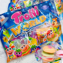Ttolli mouth Fun World independent bagged mixed fruit flavor gummy sour gummy acid bug