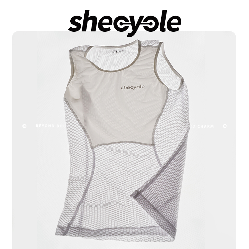 Shecycle Light Cycling Sweatshirt Women's Vest Bottoming Shirt Intimates Sweat-Absorbent Quick-Drying Road Cycling Clothing