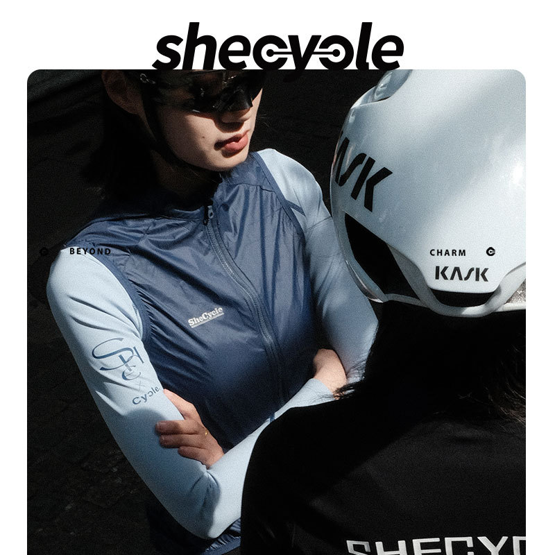 Shecycle Windproof Vest Spring and Summer New Waterproof Breathable Road Bike Cycling Women's Windbreaker Jacket