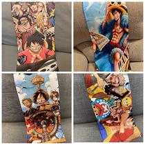 Tide brand fitness one piece cartoon towel Luffy face wash sports big towel bath towel birthday anime gifts for men and women