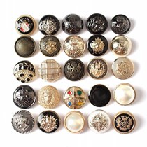 Clothes buttons all kinds of Daquan high-end small incense buttons metal buttons cashmere coats high-end accessories small incense style