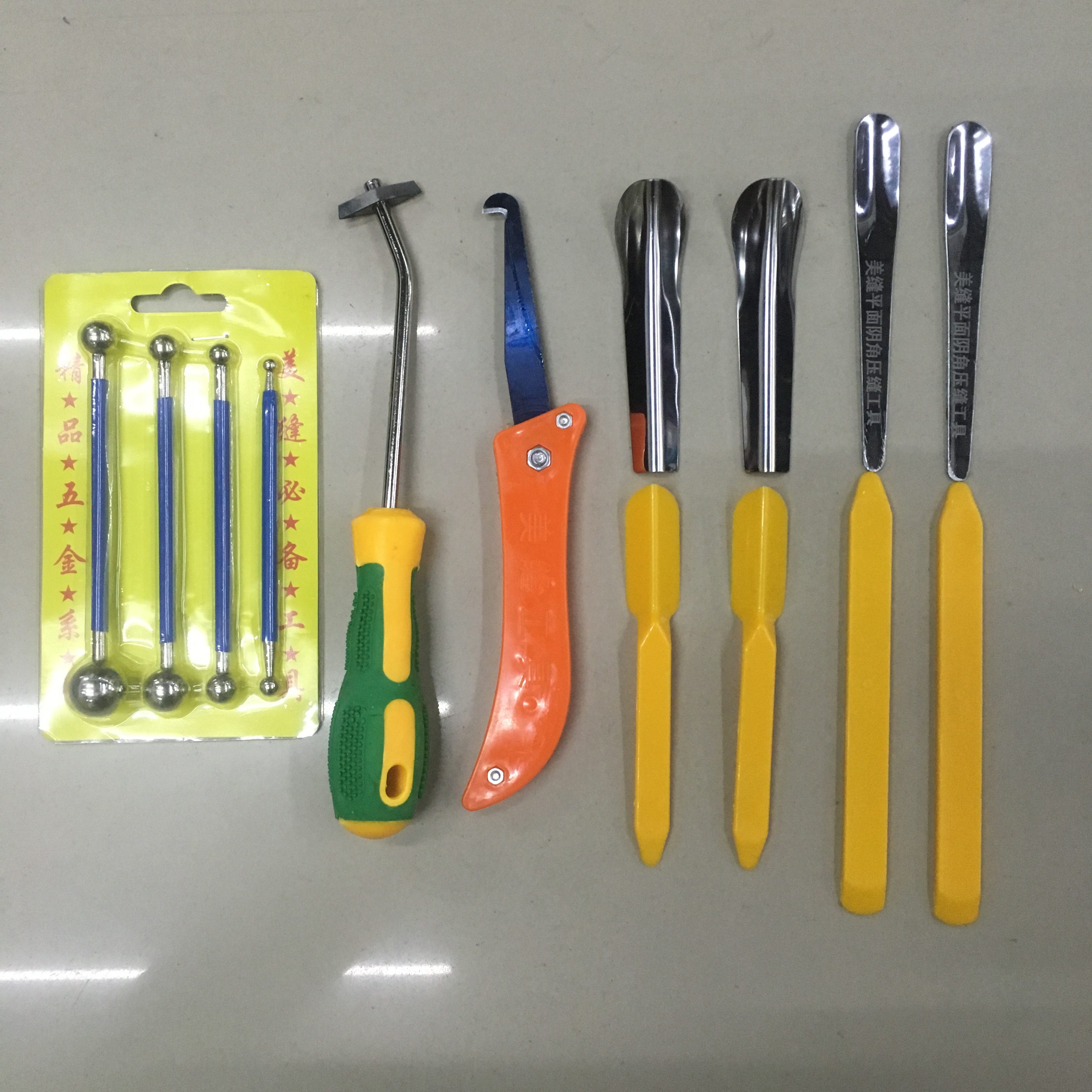 Tile Beauty Slit Clear Stitch Full Suit New Press Slit Theorizer Double set construction tool Dehigh Private