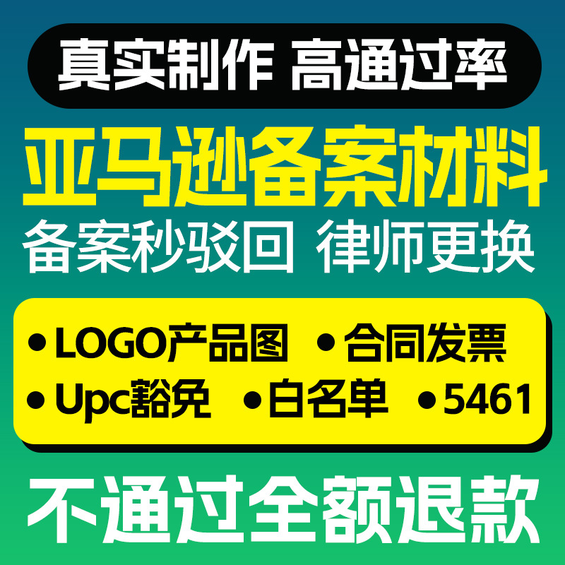 Amazon Brand Registration Materials, Logo Product Images, U.S. Trademark Usage Evidence, Whitelist Registration Application