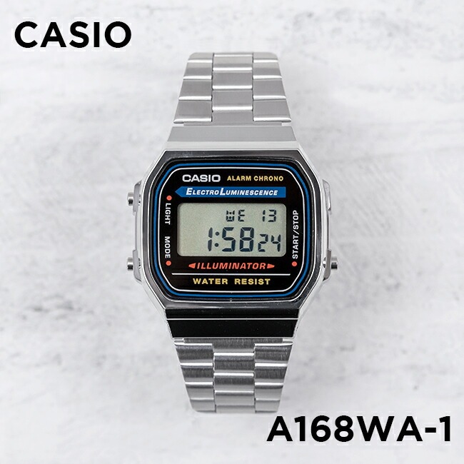 Casio Casio A168Wa-1A2 Retro Square Seven-Year Battery Life with Alarm Clock Stopwatch Waterproof Digital Watch Casio Casio A168Wa-1A2 Retro Square Seven-Year Battery Life with Alarm Clock Stopwatch Waterproof Digital Watch