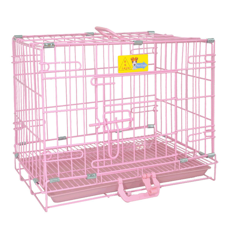 Lejia Dog Cage Plus Coarse Baking Lacquered Pet Cage Indoor Portable Folding Strap With Toilet Dog Cage Son Small Rabbit Cage Chicken Cage Cat Cage
