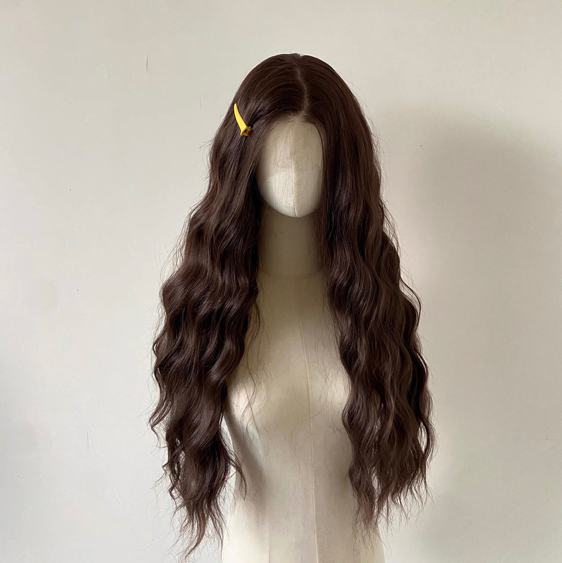 Foggy Series Lace Free Wig 2.0 Upgraded Large Scalp Imitation Needlework Large Scalp Long Curly Hair Wig Full Head Cover