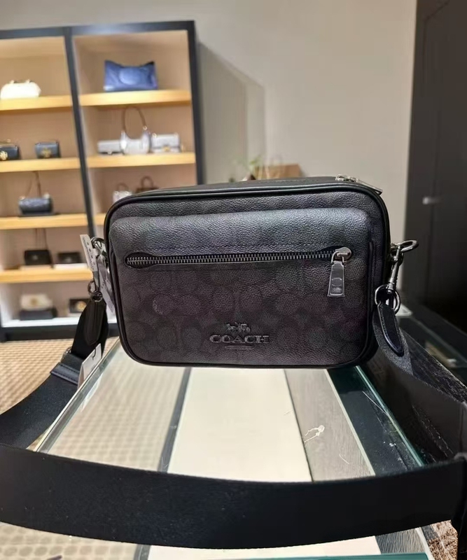 Direct Purchase from the United States, In-Stock in China, Coach Elias 25 Men's Vintage Crossbody Camera Bag Cz401