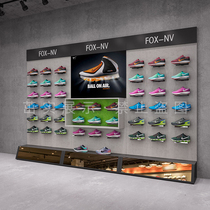 Shoe store shoe rack display rack on the wall creative sports rack Store clothing store floor-to-ceiling special combination display rack