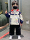 French Ultraman Clothes Boys Autumn Tops 2025 New Children's Handsome Hooded Top Boy's Tops