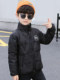 French children's lightweight down jacket for boys with white duck down lining to keep warm for boys and older children in autumn and winter cotton coats
