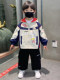 French Ultraman Clothes Boys Autumn Tops 2025 New Children's Handsome Hooded Top Boy's Tops