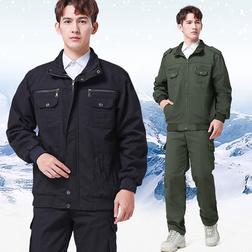 Рабочий износостойкий утепленный комплект, 2020, защита от ожогов