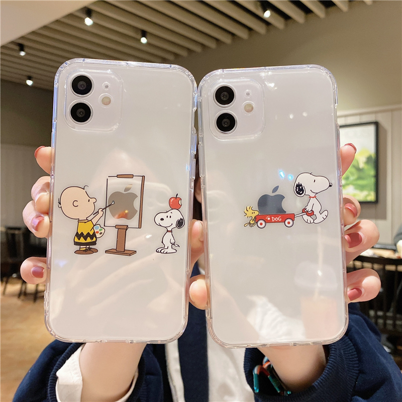 Charlie Snoopy Is Suitable for Iphone17Pro Phone Case, Air Apple 16/15/14 Transparent Soft Case iPhone 13 /12/11 Protective Cover Xsmax Anti-Drop Xr Silicone XS for Men and Women 7/8P Charlie Snoopy Is Suitable for Iphone17Pro Phone Case, Air Apple 16/15/14 Transparent Soft Case iPhone 13 /12/11 Protective Cover Xsmax Anti-Drop Xr Silicone XS for Men and Women 7/8P