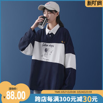 2022 Spring Dress New Polo Shirt Collar Guard Clothing Women Ins Tide Minor College Wind Loose No Hat Student Coat