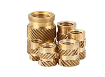 Brass hot-melt twill knurled nut M2M2 5 enlarged outer diameter hot-pressed injection nut car parts eight-way copper flower mother